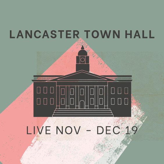 Poster Design for Lancaster Town Hall